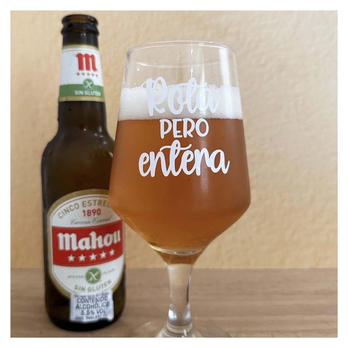 Rota pero entera