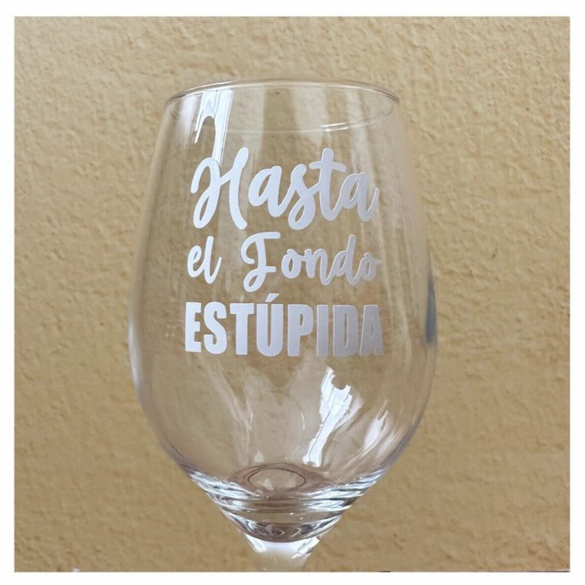 Hasta el fondo estúpida