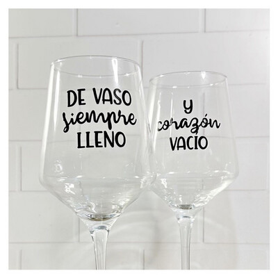 De vaso siempre lleno y corazón vacío