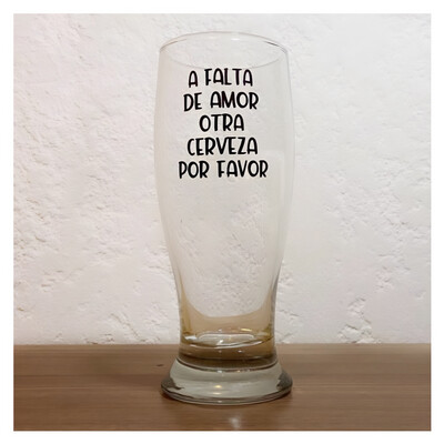 A falta de amor otra cerveza por favor