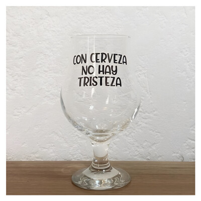 Con cerveza no hay tristeza