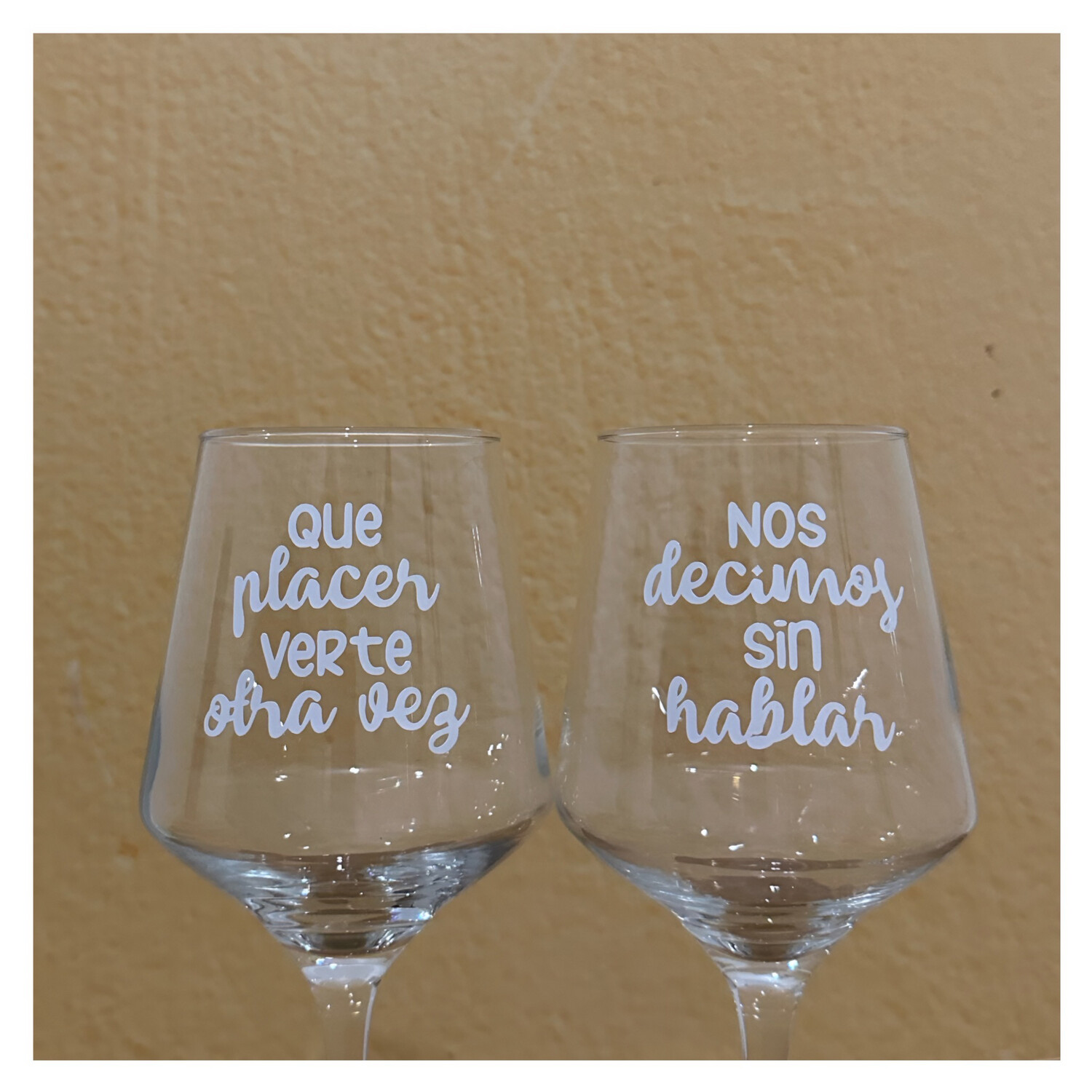 Set Que placer verte otra vez… nos decimos sin hablar
