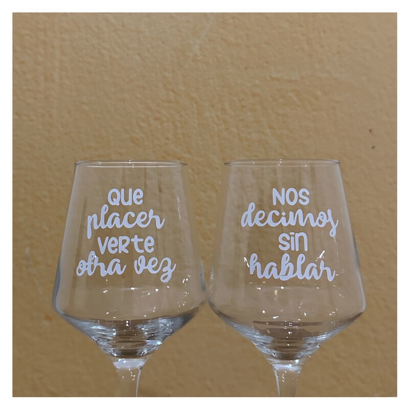 Set Que placer verte otra vez… nos decimos sin hablar