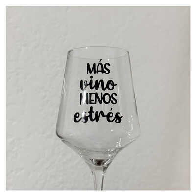 Más vino, menos estrés
