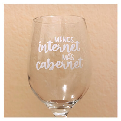 Menos internet, más Cabernet