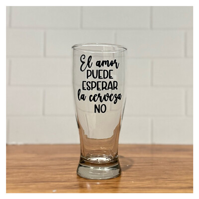 El amor puede esperar, la cerveza no