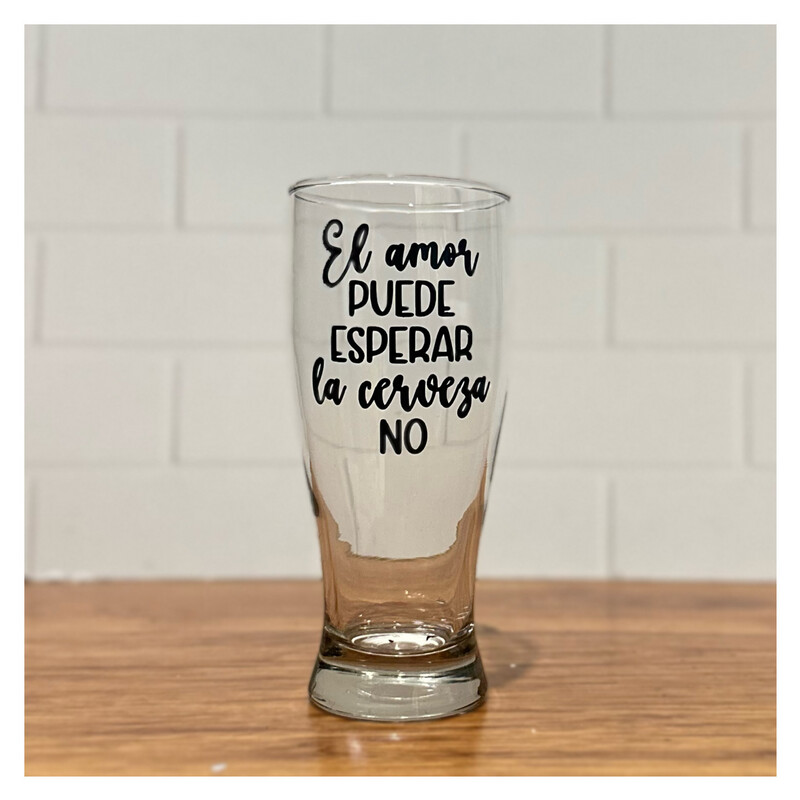 El amor puede esperar, la cerveza no