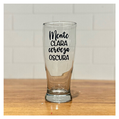 Mente clara, cerveza oscura