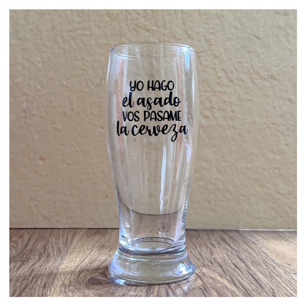 Yo hago el asado, vos pasame la cerveza