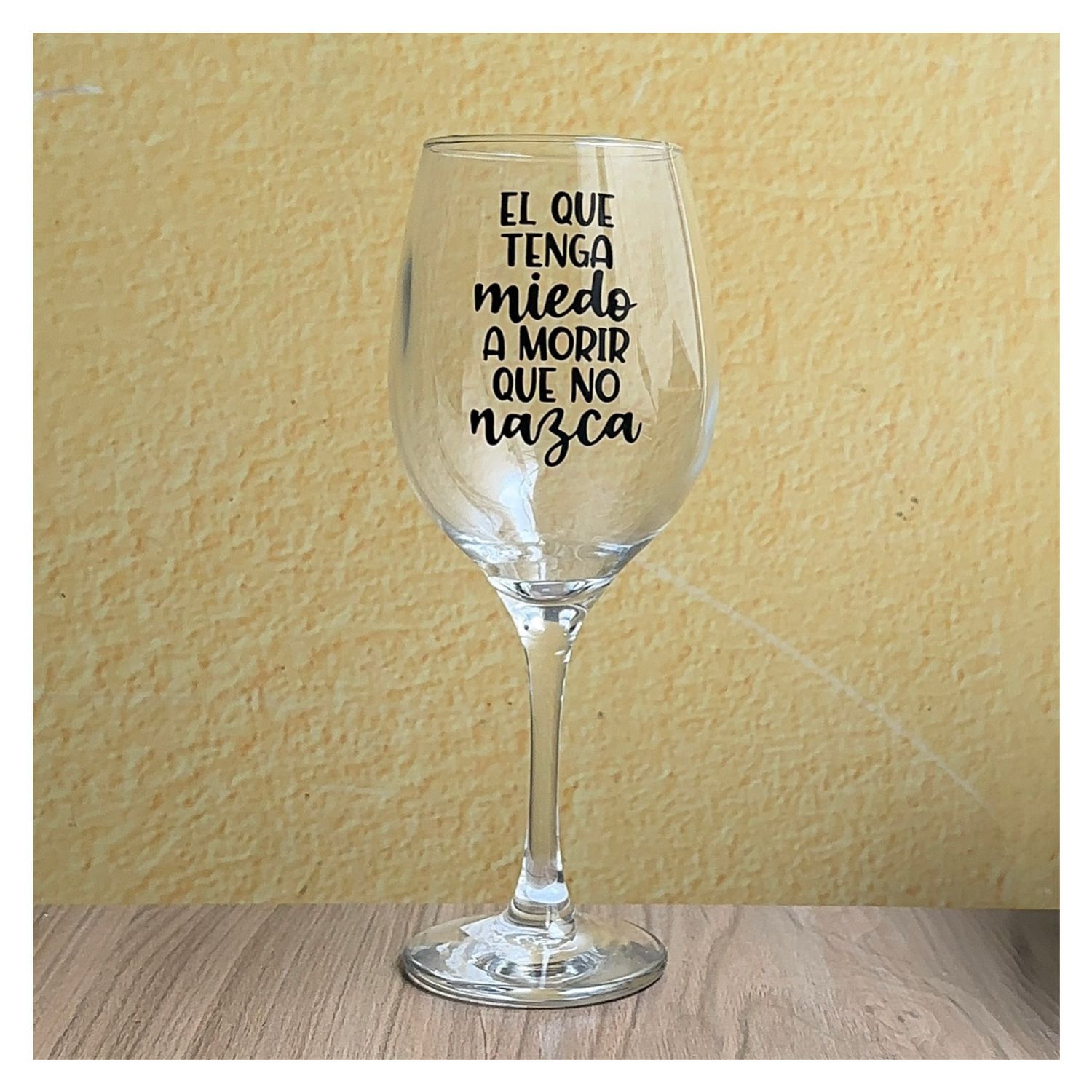 El que tenga miedo a morir que no nazca
