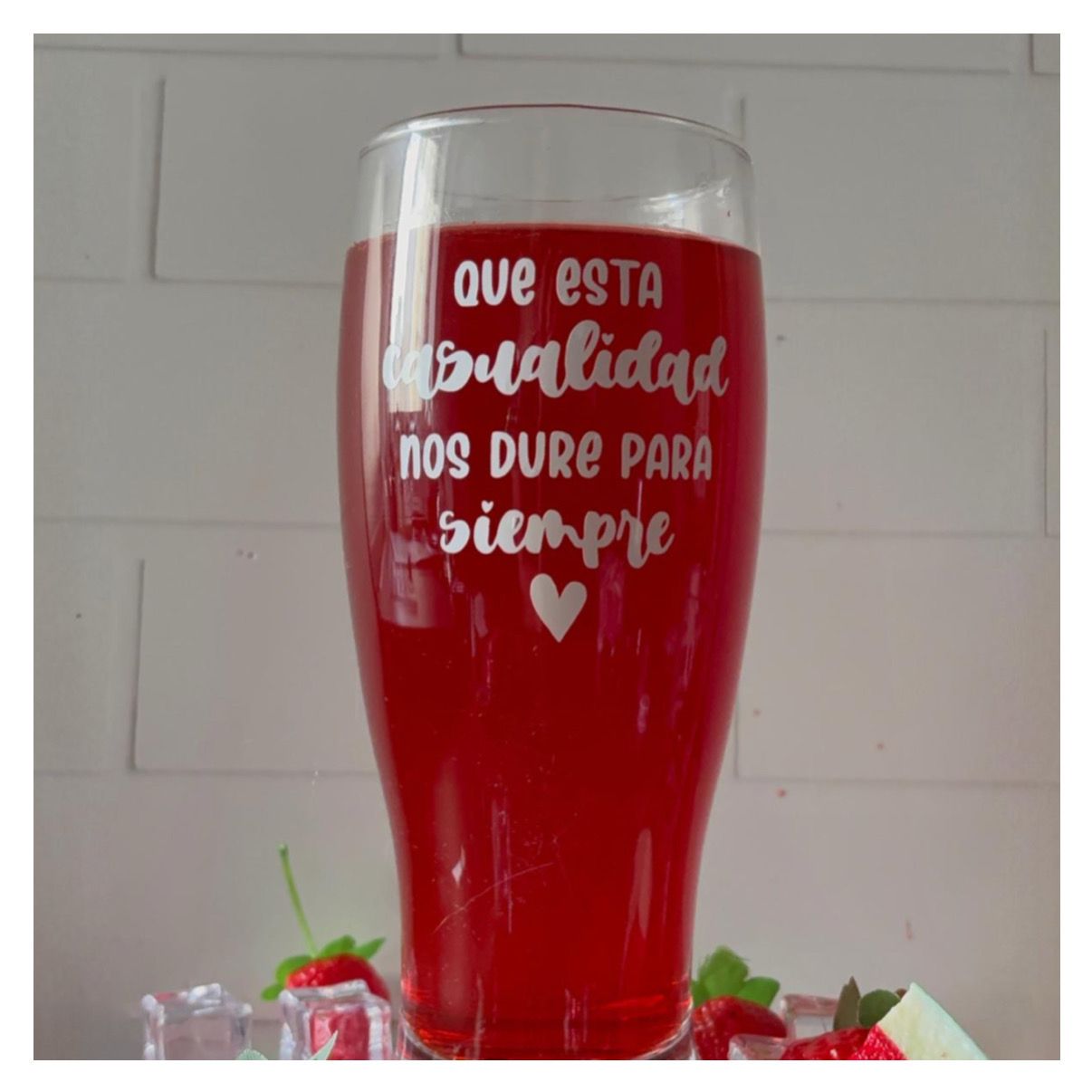 Que esta casualidad nos dure para siempre