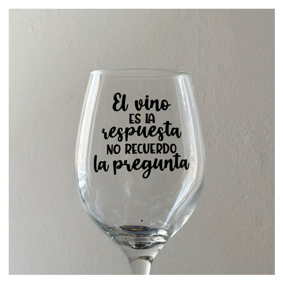 El vino es la respuesta, no recuerdo la pregunta