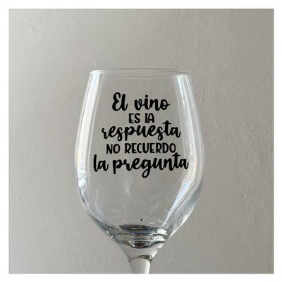 El vino es la respuesta, no recuerdo la pregunta