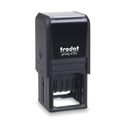 Sello con texto y fechador