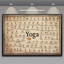 Home Exercise Gym Yoga Ashtanga Chart