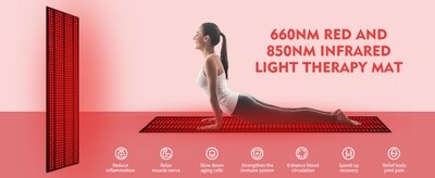 Near Infrared Light Therapy Mat Red Light Massage