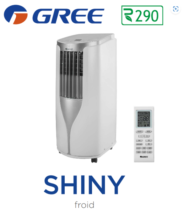 GREE Climatiseur mobile SHINY 9