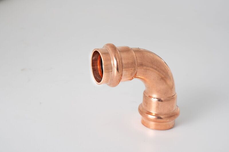 Coude 90° cuivre à sertir FF22 Lot de 10