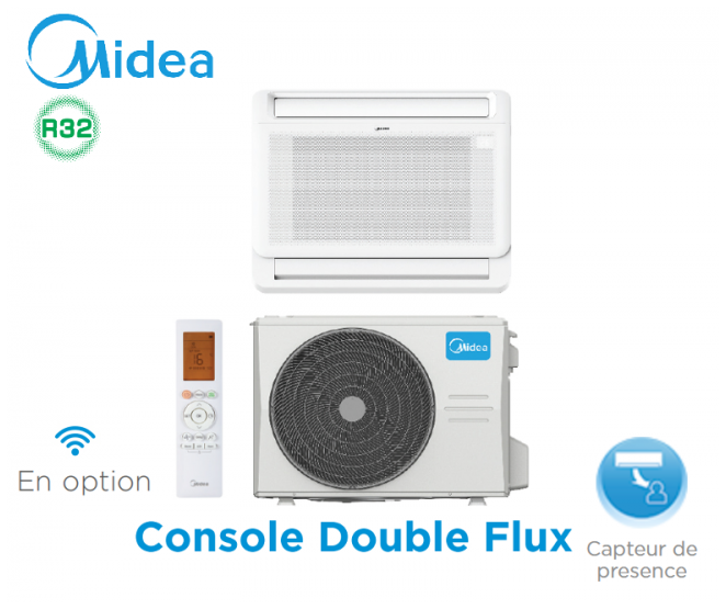 MIDEA Console Ensemble monosplit mural 2.6KW R32