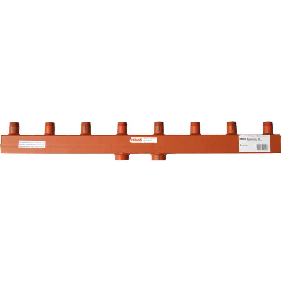 COLLECTEUR DE CHAUDIERE 4 CIRCUITS AVEC MANCHON FILETE