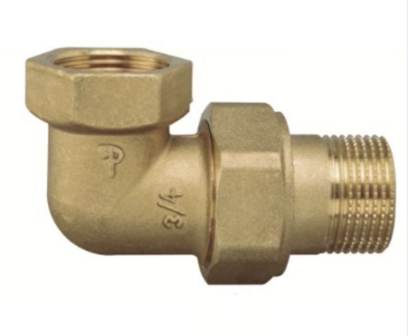 Raccord union laiton coudé 3 pieces MF 1 (26X34)