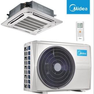 MIDEA Cassette Ensemble monosplit 16kW AVEC Façade TRIPHASE