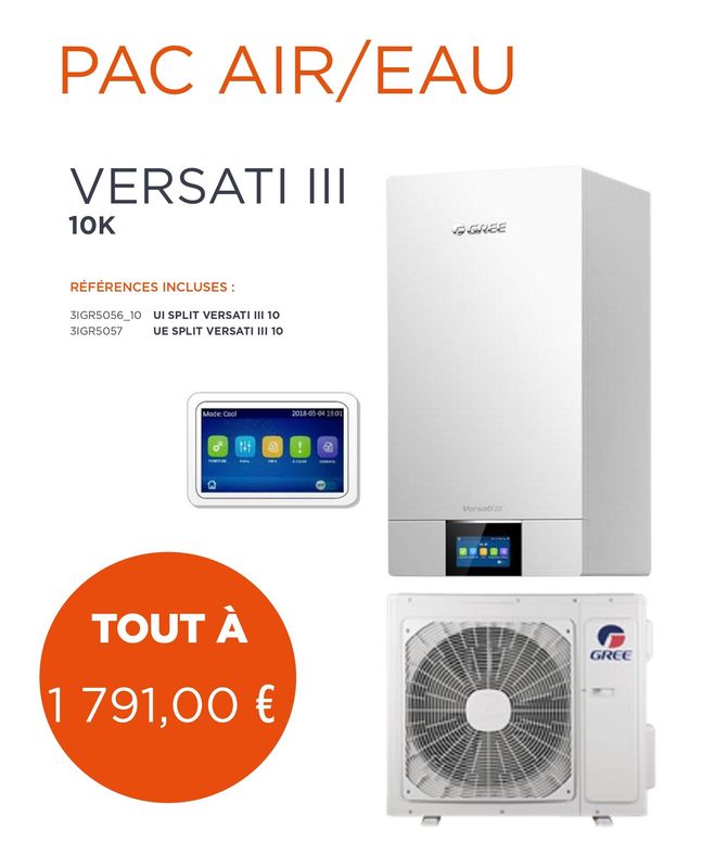 GREE PAC SPLIT VERSATI III 10