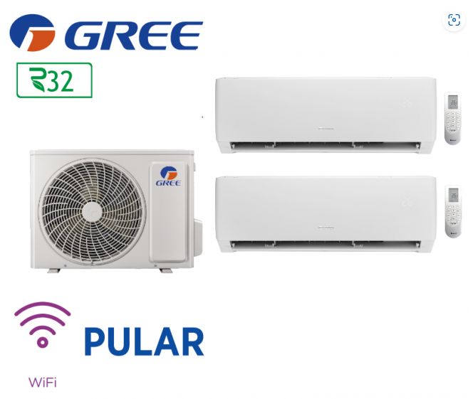 GREE Bi-split PULAR FM 21 + 1 FM Pular 9 + 1 FM Pular 12