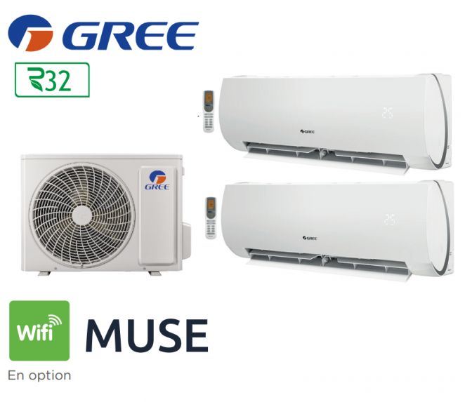 GREE Bi-split MUSE FM 14 + 2 FM MUSE 7