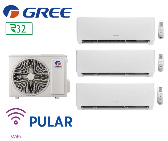GREE Tri-split PULAR FM 28 + 2 FM Pular 7 + 1 FM Pular 18 GREE Tri-split PULAR FM 28 + 2 FM Pular 7 + 1 FM Pular 18