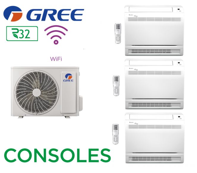 GREE Tri-split CONSOLES FM 28 + 2 FM CNS 9 + 1 FM CNS 12 GREE Tri-split CONSOLES FM 28 + 2 FM CNS 9 + 1 FM CNS 12