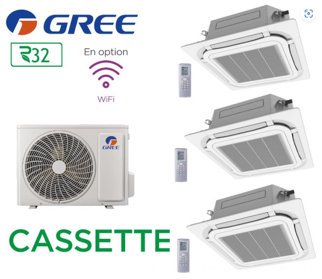 GREE Tri-split CASSETTES FM 36 + 3 FM CST 12 R32 GREE Tri-split CASSETTES FM 36 + 3 FM CST 12 R32