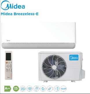 MIDEA Breezeless E Ensemble monosplit mural 3.5KW R32