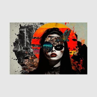 Abstrakt 003 Wandbild