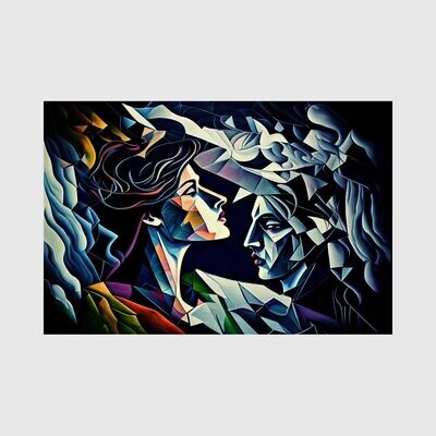 Abstrakt 006 Wandbild