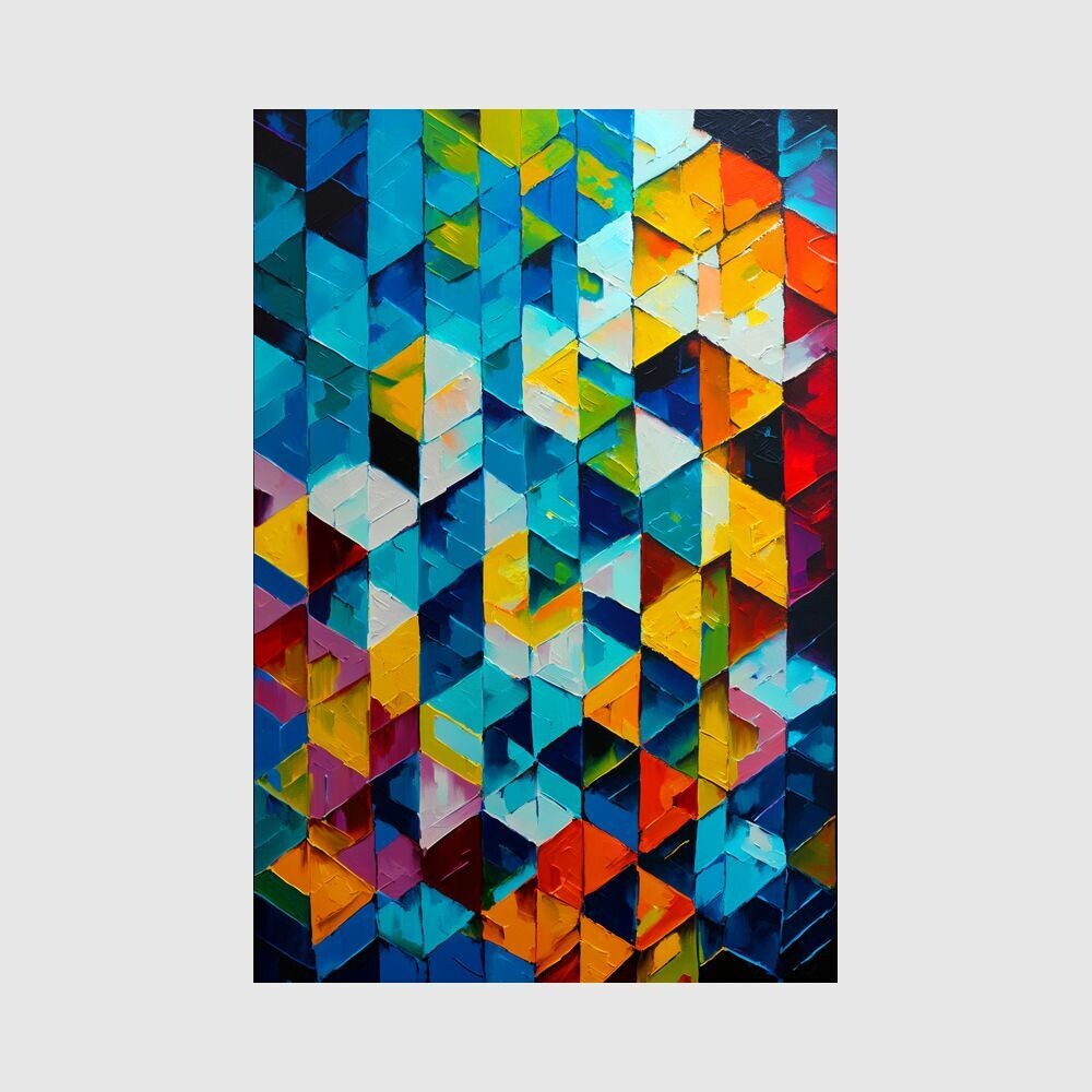 Abstrakt 002 Wandbild