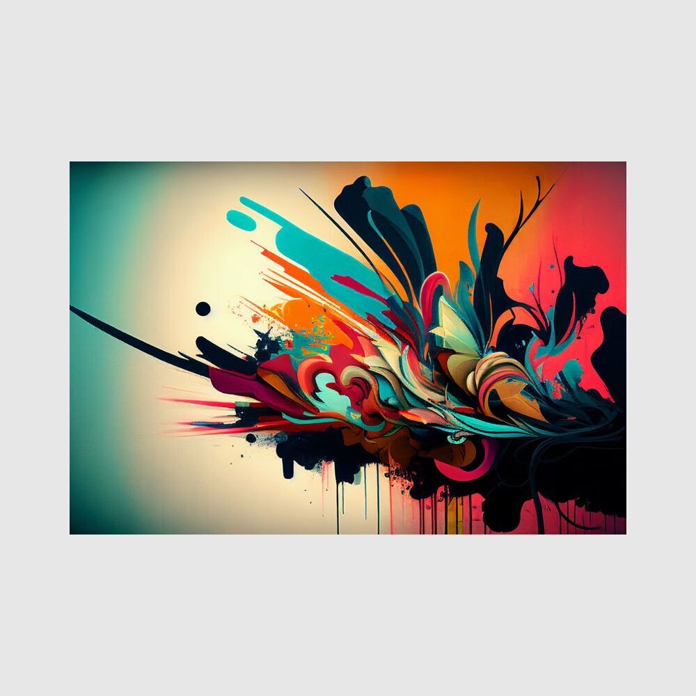 Abstrakt 009 Wandbild