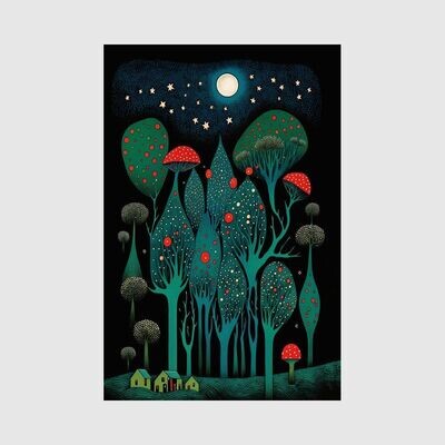 Abstrakt 008 Wandbild