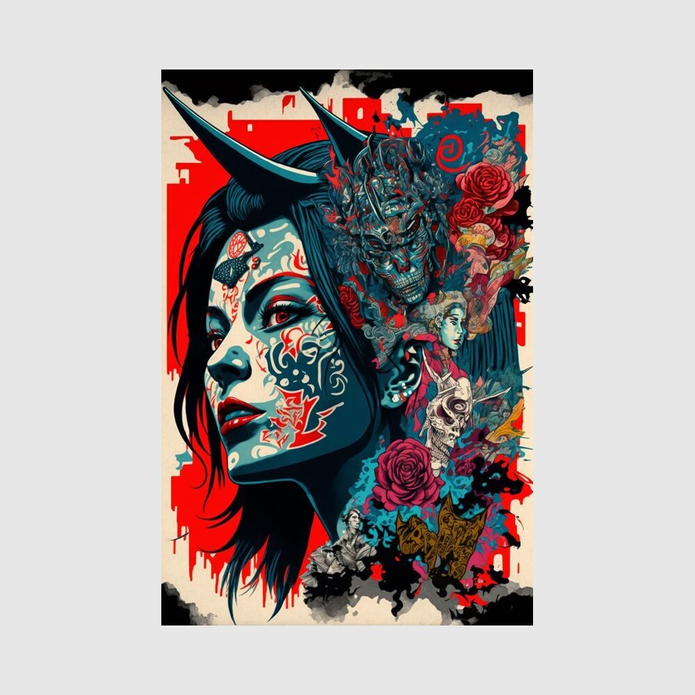Abstrakt 012 Wandbild