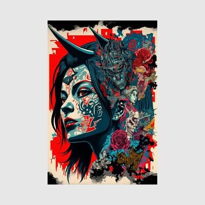 Abstrakt 012 Wandbild