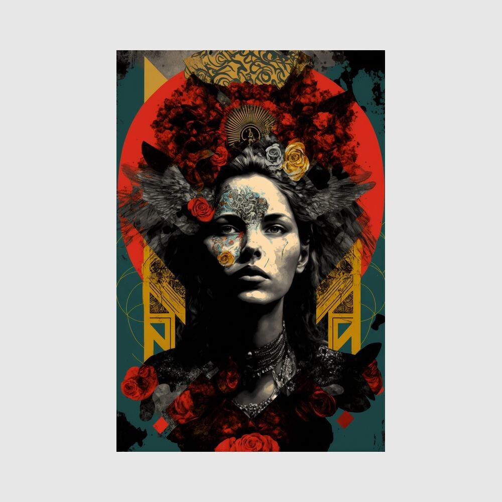 Abstrakt 010 Wandbild