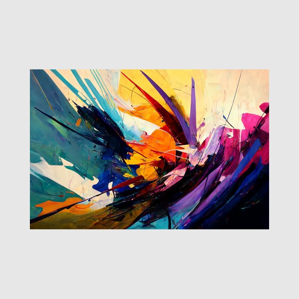 Abstrakt 017 Wandbild