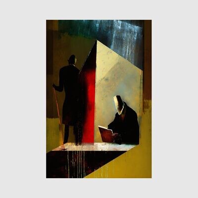 Abstrakt 020 Wandbild