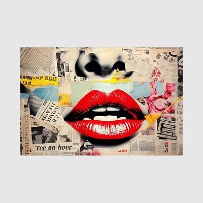 Collagen 005 Wandbild