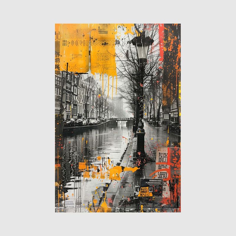 Collagen 018 Wandbild