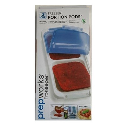 Prepworks ProKeeper Portion Pods, Size: 2 Cup