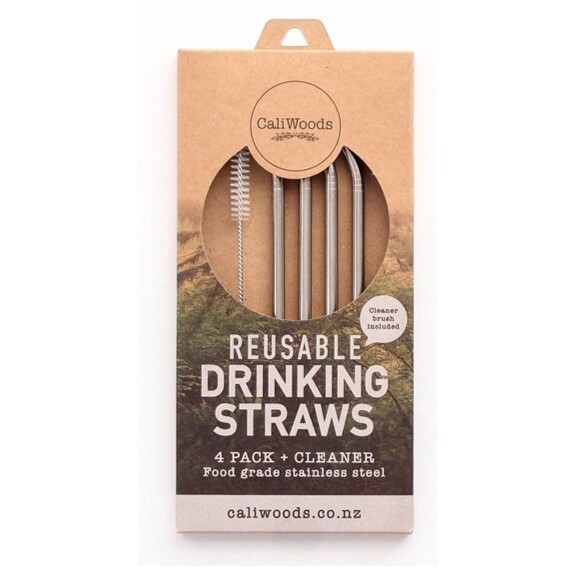 CaliWoods Drinking Straws Set