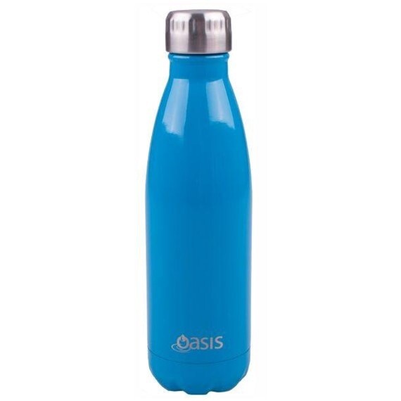 Oasis Drink Bottle Fluoro Blue