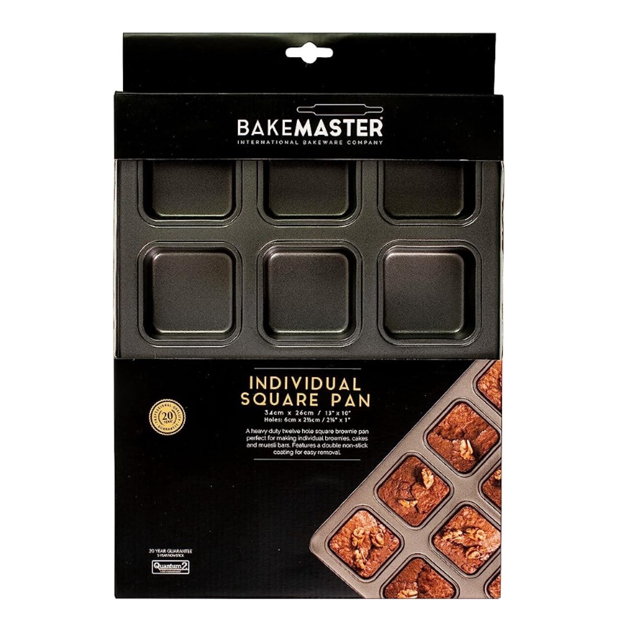 Bakemaster Individual Square Pan