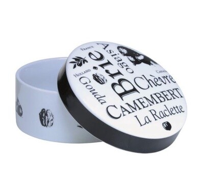BIA Camembert Cheese Keeper and Baker Black/White